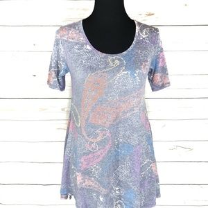 LuLaRoe Soft Paisley Perfect T Size XXS